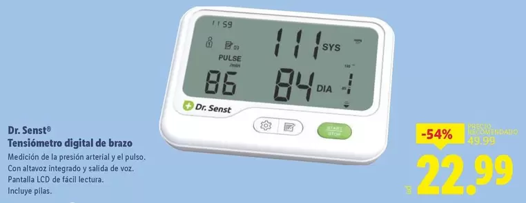 Dr. Senst - Tensiometro Digital De Brazo