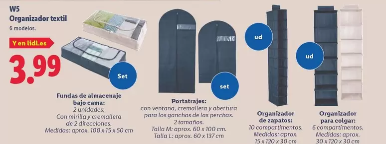 W5 - Organizador Textil