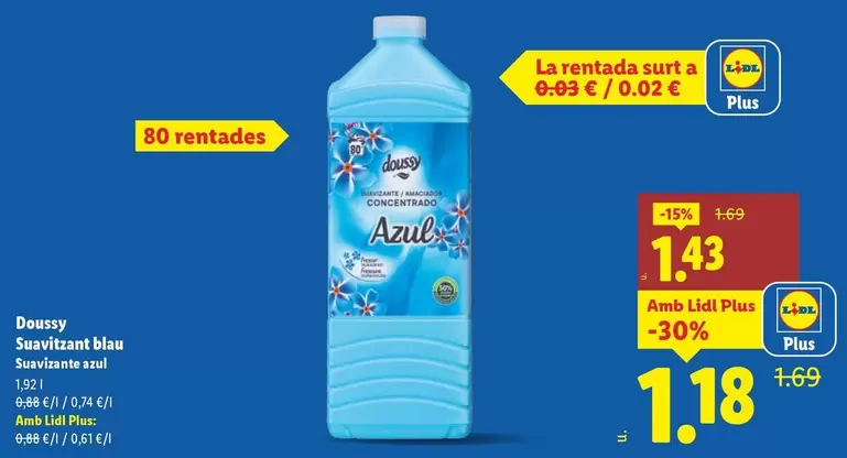 Doussy - Suavizante Azul