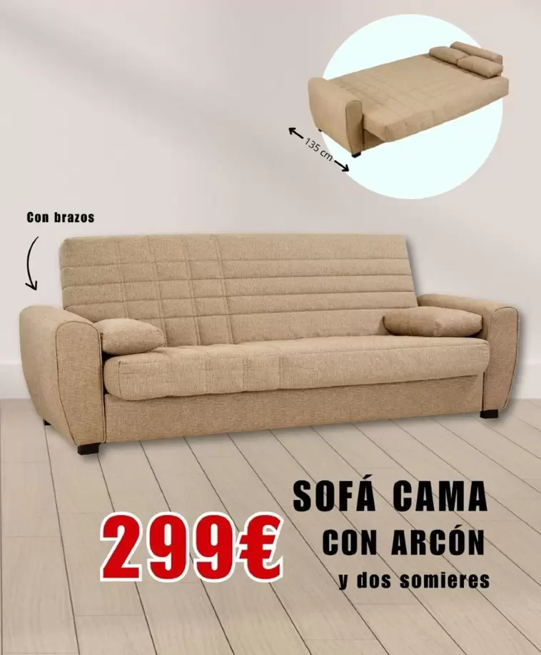 Sofá Cama Con Arcon