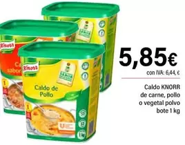 Knorr - Caldo De Carne, Pollo O Vegetal Polvo Bote
