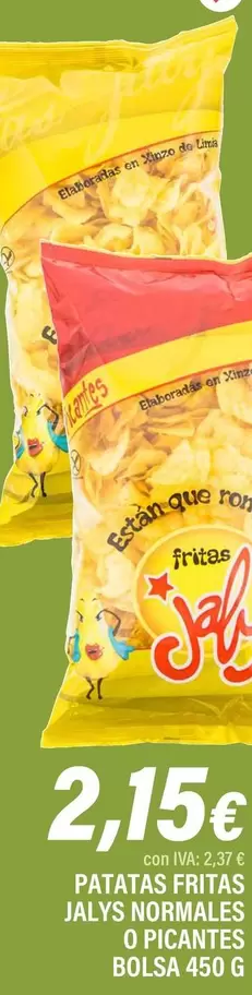 Jaly's - Patatas Fritas Normales O Picantes 