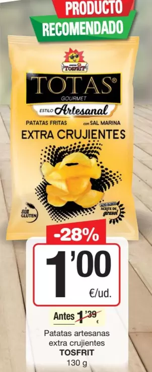 Tosta Rica - Patatas Artesanas Extra Crujientes