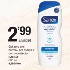 Sanex - Gel Zero Piel Normal