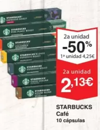 starbucks - Cafe 10 Cápsulas