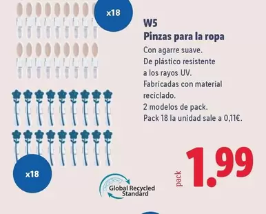 W5 - Pinzas Para La Ropa