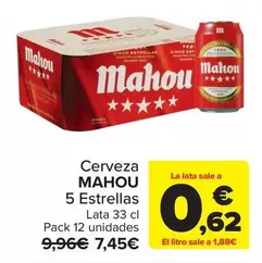 Mahou - Cerveza 5 Estrellas