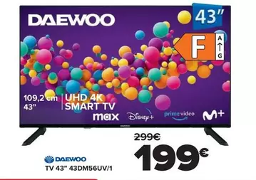 Daewoo - Tv 43" 43DM56UV/1