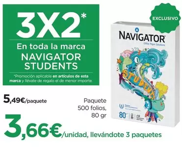 Navigator - Paquete 500 Folios