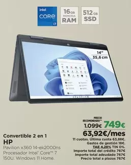 HP - Convertible 2 En 1
