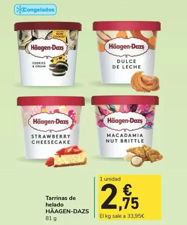 Häagen-Dazs - Tarrinas De Helado
