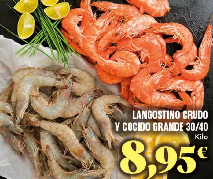 Langostino Crudo Y Cocido Grande 30/40