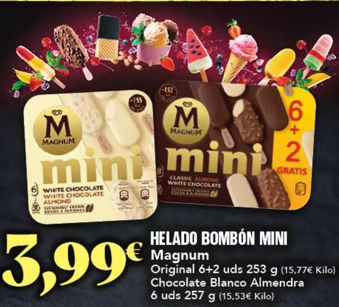 Magnum - Helado Bombon Mini