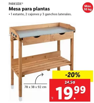 Parkside - Mesa Para Plantas