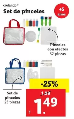 Crelando - Set De Pinceles
