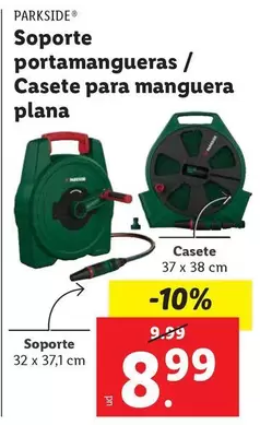 Parkside - Soporte Portamangueras / Casete Para Manguera Plana