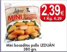 Mini Bocaditos Pollo