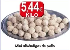Mini Albóndigas De Pollo