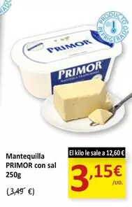 Primor - Mantequilla Con Sal
