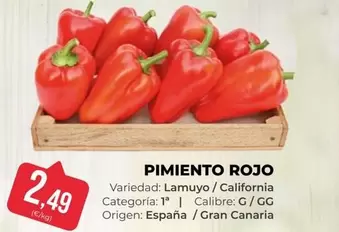California - Pimiento Rojo