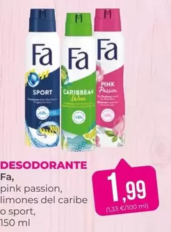 Fa - Desodorante