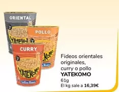 Yatekomo - Fideos Orientales Originales
