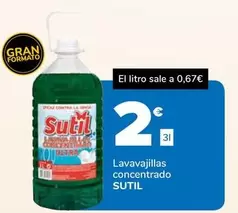 Sutil - Lavavajillas Concentrado