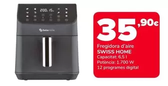 Swiss Home - Freidora D'Aire