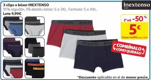 Inextenso - 3 Slips O Boxer