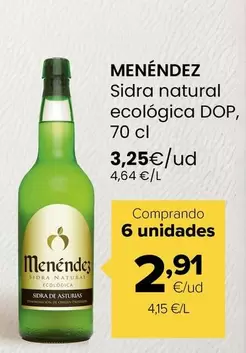 Menendez - Sidra Natural Ecológica DOP