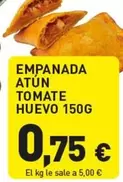 Empanada Atún Tomate Huevo