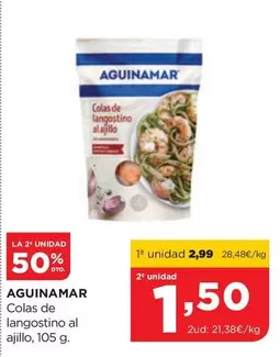 Aguinamar - Colas De Langostino Al Ajillo