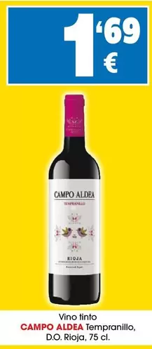 Campo Anhelo - Vino Tinto Tempranillo, D.o. Rioja,