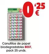 Canutillos De Papel Biodegradables