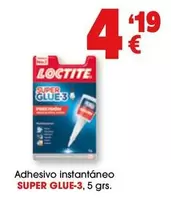 Loctite - Adhesivo Instantáneo Super