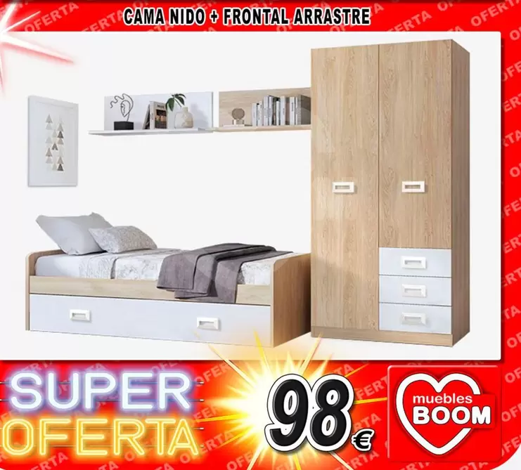 Cama Nino + Frontal Arrastre