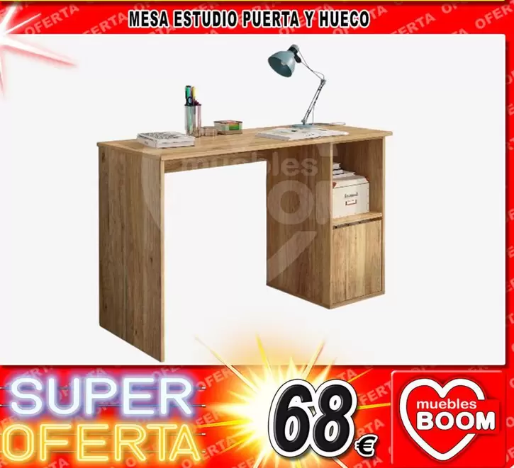 Mesa Estudio Puerta Y Huego