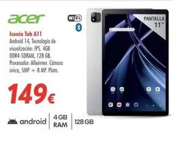 Acer - Iconia Tab A11