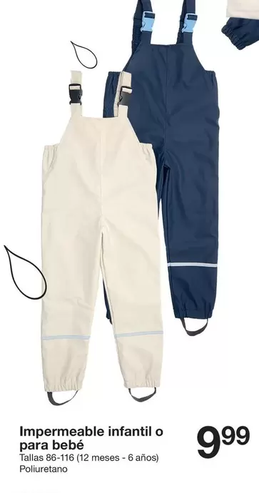 Impermeable Infantil O Para Bebé 