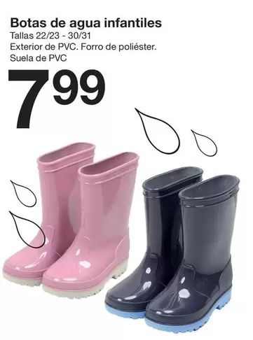 Botas De Agua Infantiles
