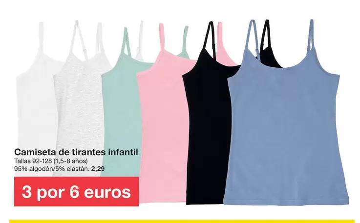 Camiseta De Tirantes Infantil