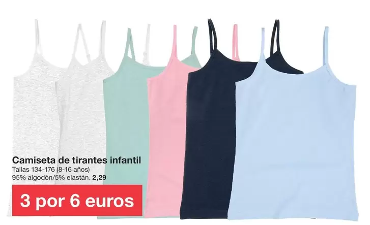 Camiseta De Tirantes Infantil