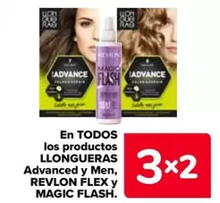 Llongueras/Revlon Flex/Magic Flash - En Todos Los Productos Advanced Y Men