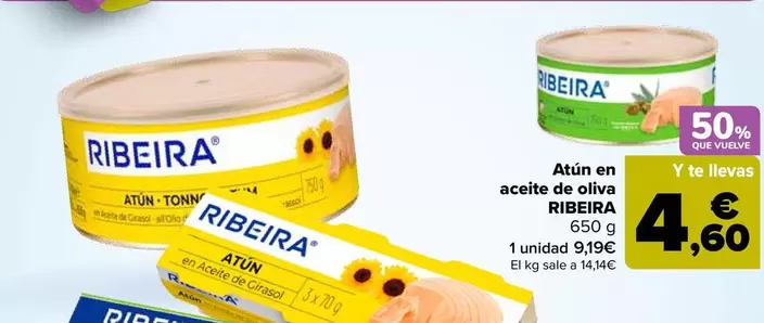 Ribeira - Atun En Aceite De Oliva  