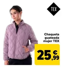 TEX - Chaqueta Guateada Mujer 