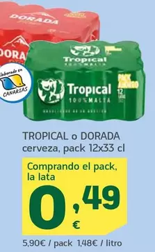 Tropical/Dorada - Cerveza
