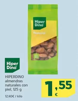 Hiperdino - Almendras Naturales Con Piel