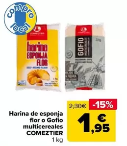 Comeztier - Harina De Esponja Flor O Gofio Multicereales