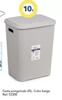 Cesta Pongotodo 65l Color Beige