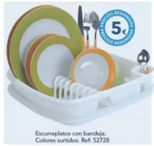 Escurreplatos Con Bandeja Colores Surtidos